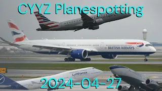 CYYZ Plane Spotting (747-400 & More!)