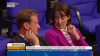 Vorzeitige Kreditrückzahlungen Irlands: Debatte im Bundestag vom 21.11.2017