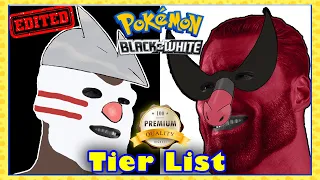 Pokemon Black and White In-Game Tier List THE PREMIUM EDIT: Groundbreaking Analysis (Pokemon Gen 5)