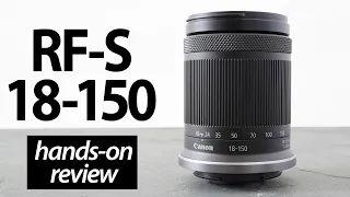 Canon RF-S 18-150mm review: HANDS-ON first-looks