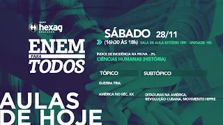 ENEM PARA TODOS - AULA SÁBADO 28/11 - CIÊNCIAS HUMANAS (HISTÓRIA) - LINK DO MATERIAL NA DESCRIÇÃO