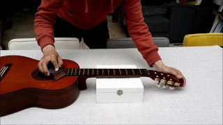 Classical Guitar Yamaha G245S setup (nut and saddle hight adjustment and fretboard maintenance)