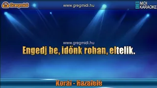 Korál - Hazafelé karaoke demó