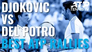 Novak Djokovic vs Juan Martin Del Potro: Best Ever ATP Shots And Rallies!