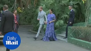 Prince Harry and Meghan meet King Mohammed VI of Morocco