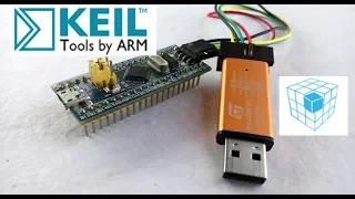 Stm32 led blink with Stm32cubemx and keil