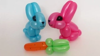 One balloon Rabbit (bunny) (Subtitles)