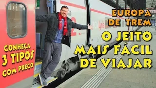 QUANTO CUSTA E COMO É VIAJAR DE TREM NA EUROPA E ATRAVESSAR A FRONTEIRA ENTRE VÁRIOS PAÍSES | VPC