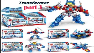 transformer optimus primel 4 in 1 unofficial set part 3 of 5