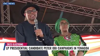 Labour Party Presidential Candidate, Peter Obi Campaigns In Yenagoa