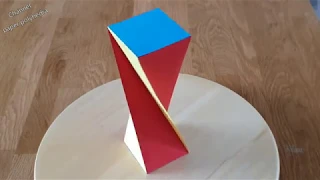 Paper Twisted Rectangular Prism Tutorial