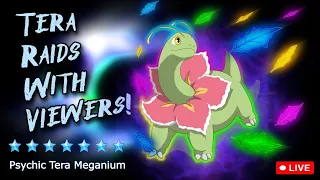 Meganium is Really LIKE THAT! Mightest Mark 7 Star Tera Raid with Viewers!