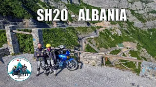 SH20 Road Albania / Balkan Motorbike Tour 2022 on a TransALP 650 S.3 Eps.21