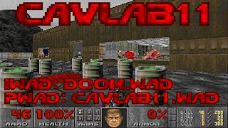 Doom - Cavlab11 (CAVLAB11.WAD) (100%) [DOSBox]