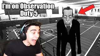 JUMPSCARED BY A GHOST AT A HAUNTED SCHOOL! - I'm On Observation Duty 5 (Part 1)