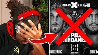 KSI's HONEST RESPONSE To Dillon Danis Pulling Out Of Logan Paul Fight