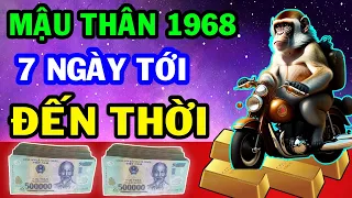 Tử Vi Mậu Thân 1968 Ôm Trọn Lộc Trời Tiền Bạc Nhét Chật Két ĐỔI ĐỜI Giàu To 7 Ngày Tới