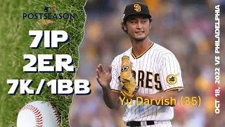 Yu Darvish | Oct 18, 2022 | MLB highlights