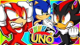 SHADOW RAGES!! - Sonic, Shadow, Silver & Knuckles Play UNO!