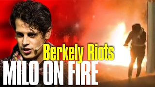 MILO YIANNOPOULOS DURING BERKELEY RIOT