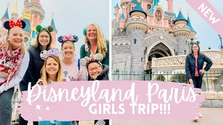 TRAVELLING TO DISNEYLAND PARIS WITH THE GIRLS!! 🇫🇷✨ eurotunnel, sequoia lodge & park fun! 🚅🌲🐭