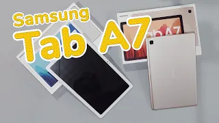 Samsung Galaxy Tab A7 (2020) Unboxing & First Look | Gold & Silver