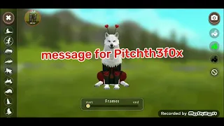 message for @PitchTheFox_2568