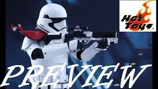 Hot Toys Star Wars: The Force Awakens First Order Stormtrooper Officer Sixth Scale Figure PREVIEW
