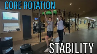 Core Training for Baseball Players | Rotation and Stability Exercise