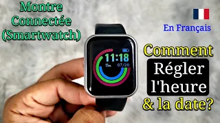 Comment Régler Une Montre Smart Watch en Français? | Réglage d'heure Montre Connectée Y68