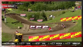 Laengenfelder & Haarup vs Pancar | MX2 Qualifying Race | MXGP of Sweden 2022 #MXGP #Motocross