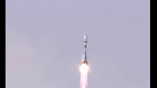 Союз 2.1б, полет ракеты ,отделение ступеней , запуск 2019 с космодрома Восточный, Метеор -М,