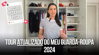 TOUR PELO MEU GUARDA-ROUPA + DESTRALHE | MINIMALISMO [ATUALIZADO]