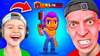 KLEINER JUNGE prankt mich als PRO BRAWL STARS SPIELER! 🤬 (ESKALIERT)