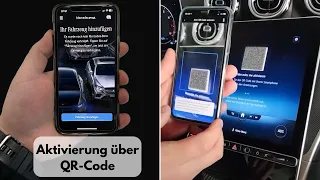 Mercedes me connect Aktivierung über QR Code