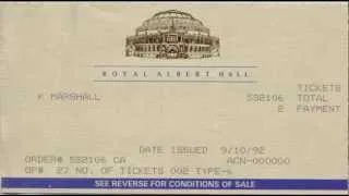 Genesis Live 16th Nov 1992 Royal Albert Hall Old Medley