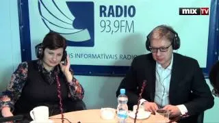 MIX TV: "Итоговый марафон": Илзе Винькеле, Нил Ушаков на радио Baltkom