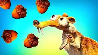 Funny cartoons about funny squirrel from the ice age