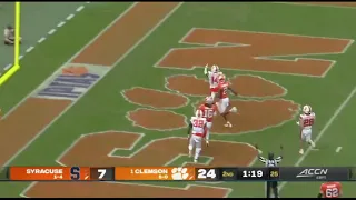 Trevor Lawrence throws first career pick-six | Clemson vs. Syracuse 2020