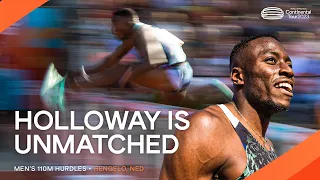 Holloway storms to 110m hurdles meeting record in Hengelo | Continental Tour Gold 2023