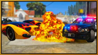 GTA 5 Roleplay - rocket launcher car DESTROYING cops | RedlineRP