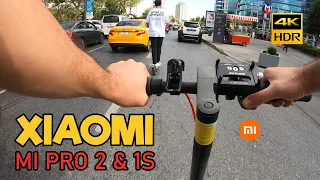 Xiaomi Mi Pro 2 & Mi 1S Electric Scooter - Istanbul Ride (Environment Sound Only) 4K