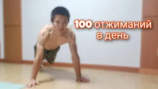 100 ОТЖИМАНИЙ В ДЕНЬ(какой результат будет?).