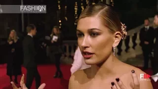 HAILEY BALDWIN | PHOEBE ENGLISH & MICHAEL HALPERN - The Fashion Awards 2017