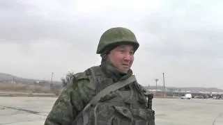 Российские военнослужащие в Керчи