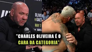 Dana White REAGE a FINALIZAÇÃO de Charles Oliveira sobre Gaethje no UFC 274 e FALA POLÊMICA DO PESO