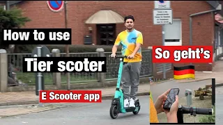 Electric e-bike tier scoter 🇩🇪how to use tier scooter simple and easy in Hindi