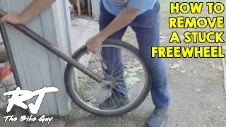 Simple Trick To Remove Stuck Freewheel From A Bike Wheel