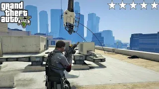 GTA 5 - Franklin's FIVE STAR COP BATTLE At LS CUSTOMS (GTA V Funny Moments)