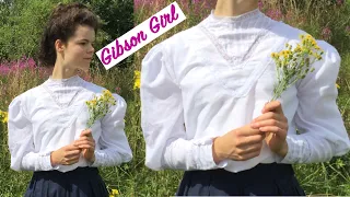 Making a 1905 Edwardian Gibson Girl Blouse with Lace Insertion Using HlSTORICAL SEWING TECHNIQUES